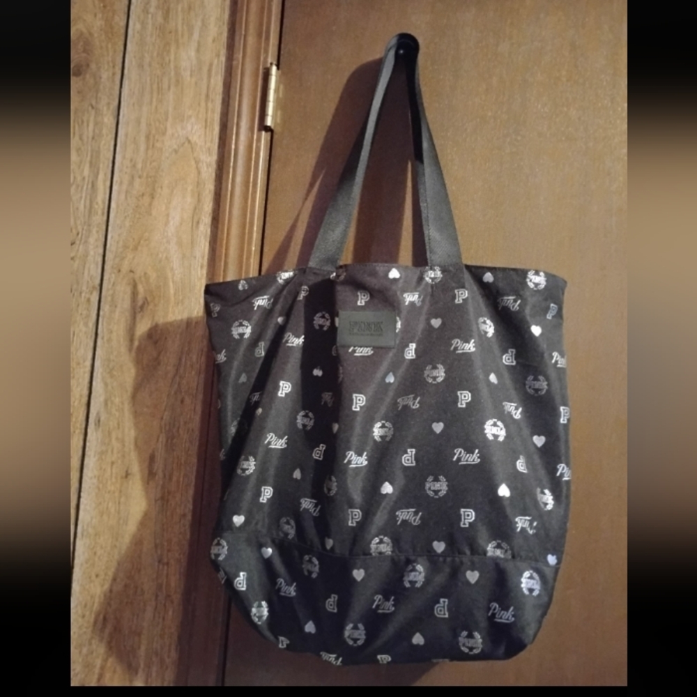 PINK Victoria's Secret Black Travel Bag